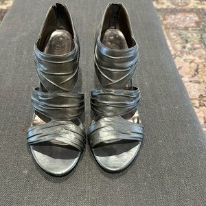 Guess Grey Metallic Stilettos